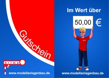 Gutschein im Wert über 50 Euro.